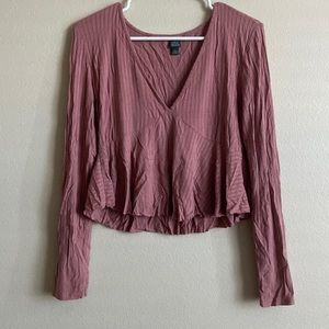 Wild Fable V Neck Crop